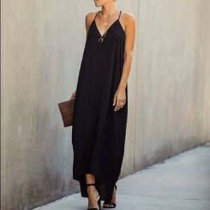 New VICI Black High-Low Maxi Dress